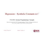 Digression 
