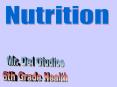 Nutrition PowerPoint PPT Presentation