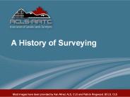 A History of Surveying