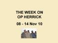 20101116-The Week On Op Herrick 08-14 Nov 10-U PowerPoint PPT Presentation