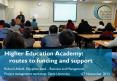 Higher Education Academy:  routes to funding and support PowerPoint PPT Presentation