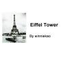 Eiffel Tower PowerPoint PPT Presentation