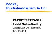 Zecke, Fuchsbandwurm