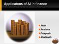 Applicatons of AI in finance PowerPoint PPT Presentation