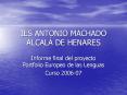 IES ANTONIO MACHADO ALCAL PowerPoint PPT Presentation