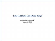 Delaware State Innovation Model Design