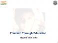 Freedom Through Education PowerPoint PPT Presentation