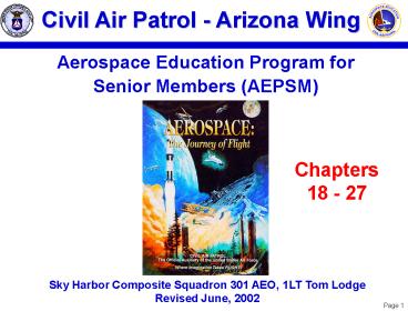 Civil Air Patrol - Arizona Wing