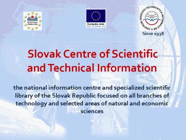 Slovak Centre of Scientific