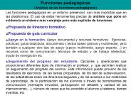 Funciones pedag
