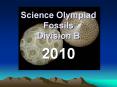 Science Olympiad Fossils Division B PowerPoint PPT Presentation
