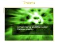 Trauma PowerPoint PPT Presentation
