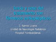 Inicio y cese del tratamiento con f