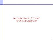 COMP 142 Introduction to Operating Systems