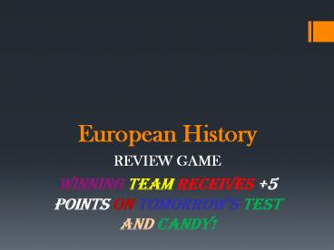 European History