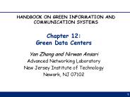 Chapter 12: Green Data Centers