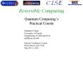 Reversible Computing PowerPoint PPT Presentation