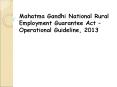 Mahatma%20Gandhi%20National%20Rural%20Employment%20Guarantee%20Act%20 PowerPoint PPT Presentation
