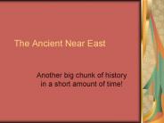 The Ancient Near East