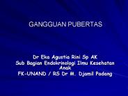 GANGGUAN PUBERTAS