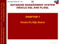 DATABASE MANAGEMENT SYSTEM ORACLE SQL AND PL/SQL PowerPoint PPT Presentation