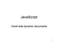 JavaScript PowerPoint PPT Presentation