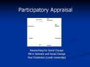 Participatory Appraisal