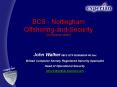 BCS - Nottingham Offshoring-and-Security (In Reverse Order)