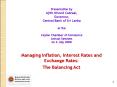 Managing Inflation, Interest Rates and Exchange Rates: PowerPoint PPT Presentation