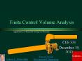 Finite Control Volume Analysis PowerPoint PPT Presentation