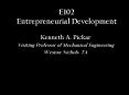 E102 Entrepreneurial Development PowerPoint PPT Presentation