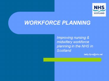 WORKFORCE PLANNING