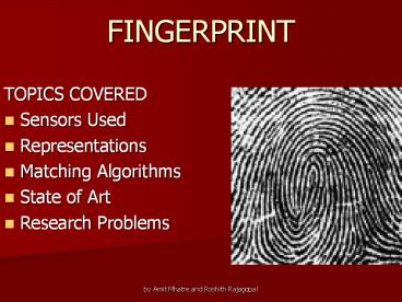 FINGERPRINT