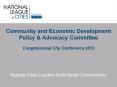 Community and Economic Development Policy PowerPoint PPT Presentation