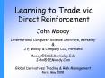 Learning to Trade via Direct Reinforcement PowerPoint PPT Presentation