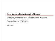 New Jersey Department of Labor