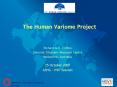 The Human Variome Project PowerPoint PPT Presentation