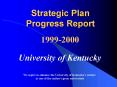 Strategic Plan Progress Report PowerPoint PPT Presentation