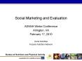 Social Marketing and Evaluation PowerPoint PPT Presentation