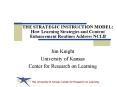 THE STRATEGIC INSTRUCTION MODEL: How Learning Strategies and Content Enhancement Routines Address NCLB PowerPoint PPT Presentation