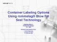 Container Labeling Options Using rommelag PowerPoint PPT Presentation