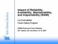 Impact of Reliability, Availability, Maintainability, and Inspectability (RAMI) PowerPoint PPT Presentation