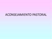ACONSEJAMIENTO PASTORAL