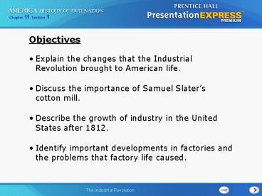 The Industrial Revolution