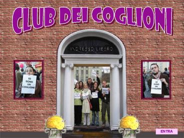 CLUB DEI COGLIONI