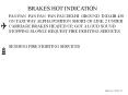 BRAKES HOT INDICATION PowerPoint PPT Presentation