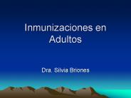 Inmunizaciones en Adultos