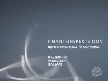 Operatsiooniriski aruandlus