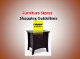 Furniture Stores Shopping Guidelines