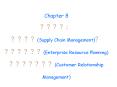 Chapter 8 ????: ????(Supply Chain Management)? ??????(Enterprise Resource Planning) ???????(Customer Relationship Management) PowerPoint PPT Presentation